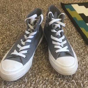 Dark grey converse